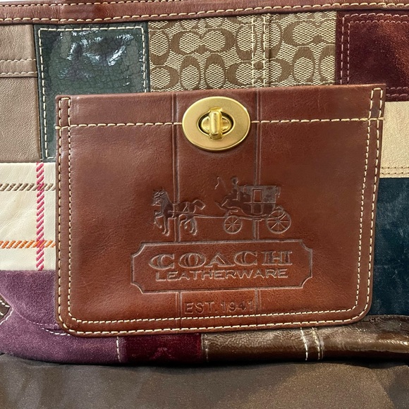 Coach Limited Edition Holiday Patchwork Tote - Picture 2 of 9